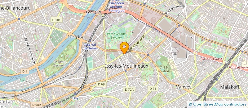localisation de l'entreprise COMITE D ENTREPRISE DE LA CINQUIEME à ISSY-LES-MOULINEAUX