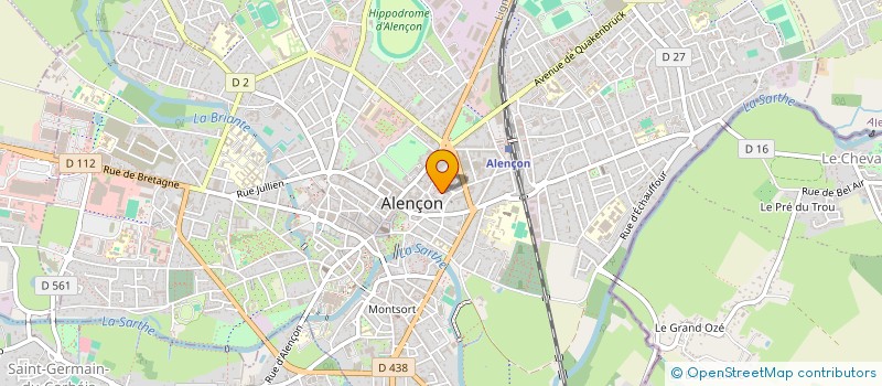 localisation de l'entreprise COMITE D'ENTREPRISE DE LA CPAM à ALENCON