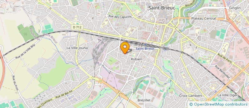 localisation de l'entreprise COMITE D'ENTREPRISE DE LA CPAM à SAINT-BRIEUC