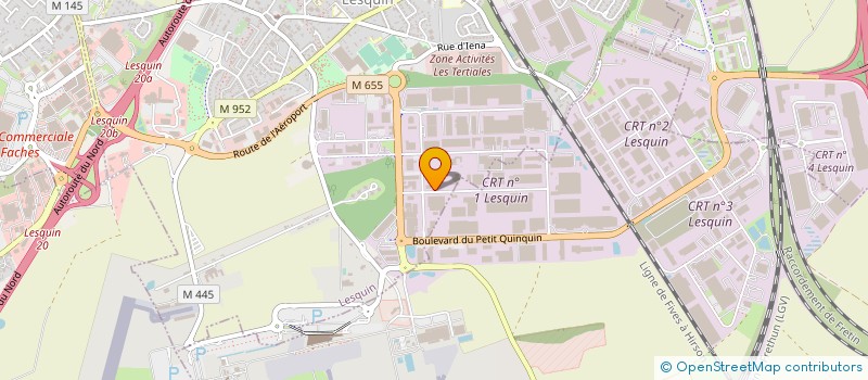 localisation de l'entreprise COMITE D'ENTREPRISE DE LA SA BAILLIVET à LESQUIN