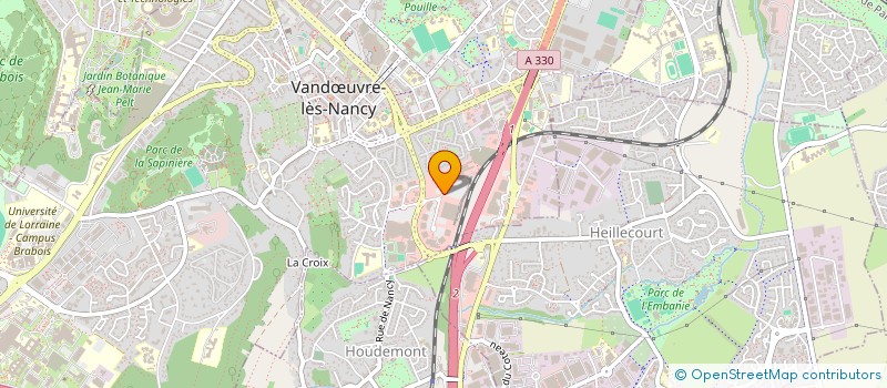 localisation de l'entreprise COMITE D'ENTREPRISE DE LA SEITA  VANDUVRE-LES-NANCY