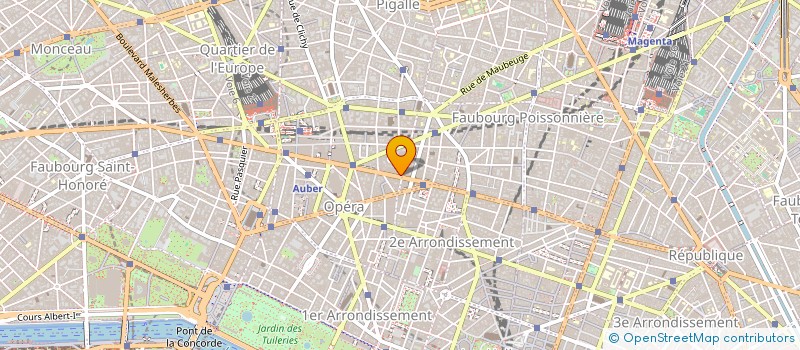 localisation de l'entreprise COMITE D'ENTREPRISE DE LA SOCIETE DU FIGARO  PARIS