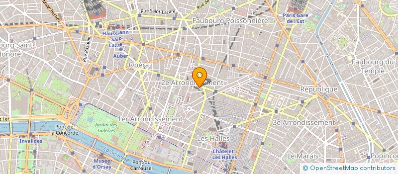 localisation de l'entreprise COMITE D ENTREPRISE DE MATIF SA à PARIS
