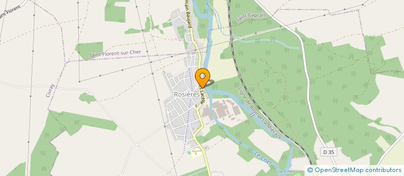 localisation de l'entreprise COMITE D ENTREPRISE DE ROSIERES  LUNERY