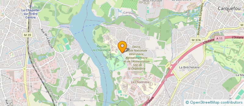 localisation de l'entreprise COMITE D ENTREPRISE DE SCE à NANTES