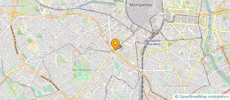 localisation de l'entreprise COMITE D ENTREPRISE DE SESAM 34 à MONTPELLIER