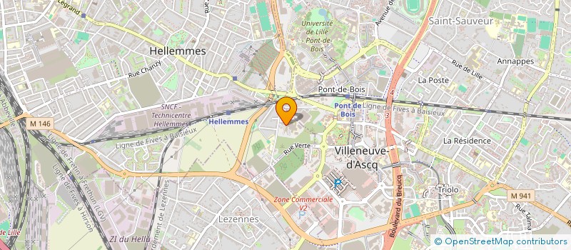 localisation de l'entreprise COMITE D'ENTREPRISE DU CRF L'ESPOIR à LILLE
