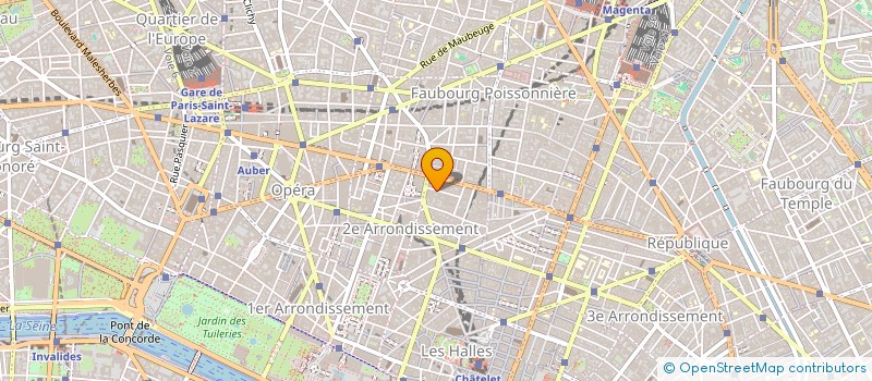 localisation de l'entreprise COMITE D ENTREPRISE DU GROUPE MONITEUR  PARIS