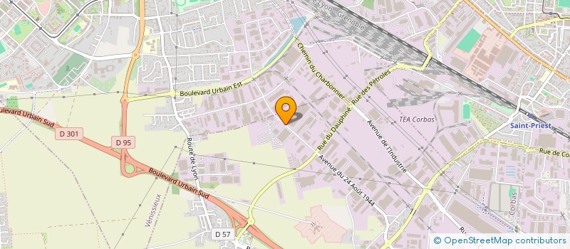 localisation de l'entreprise COMITE D'ENTREPRISE DUMSCHMIDT à CORBAS