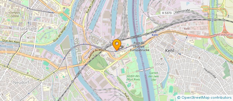 localisation de l'entreprise COMITE D'ENTREPRISE ETS SIEHR à STRASBOURG