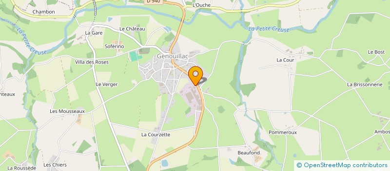 localisation de l'entreprise COMITE D'ENTREPRISE EUROCOUSTIC à GENOUILLAC