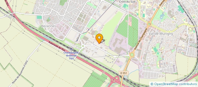 localisation de l'entreprise COMITE D ENTREPRISE FCN  BEZANNES