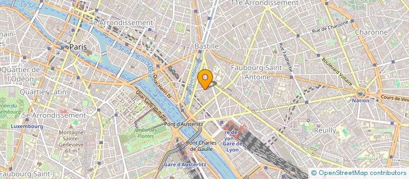 localisation de l'entreprise COMITE D'ENTREPRISE GIE AGIRC ARRCO  PARIS