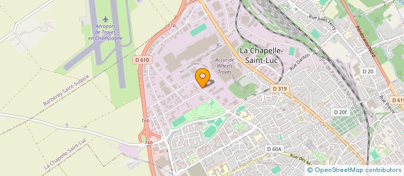 localisation de l'entreprise COMITE D ENTREPRISE GRAVOGRAPH  LA CHAPELLE-SAINT-LUC