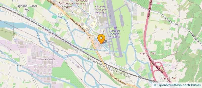 localisation de l'entreprise COMITE D'ENTREPRISE GSE UES à AVIGNON