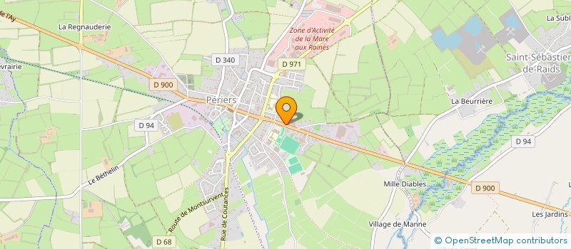 localisation de l'entreprise COMITE D'ENTREPRISE HENRY  PERIERS