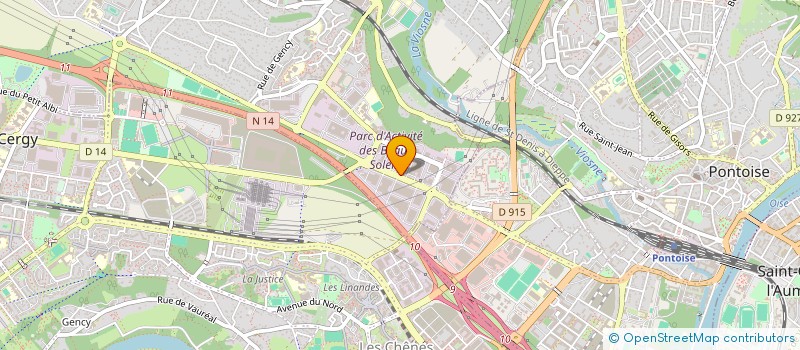 localisation de l'entreprise COMITE D'ENTREPRISE INTENTIA CONSUL  OSNY