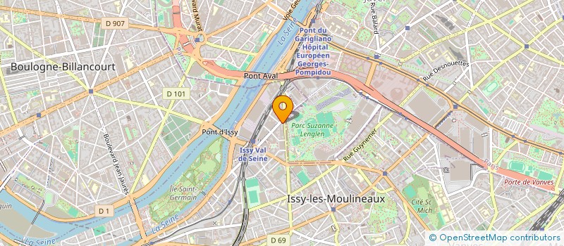 localisation de l'entreprise COMITE D'ENTREPRISE JOHNSON AND JOHNSON à ISSY-LES-MOULINEAUX