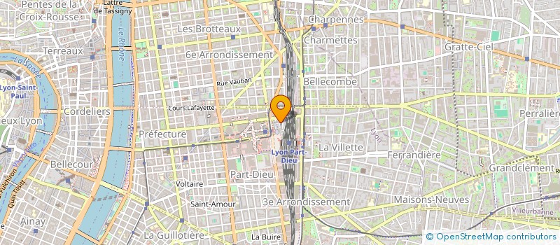 localisation de l'entreprise COMITE D ENTREPRISE KEOLIS LYON  LYON