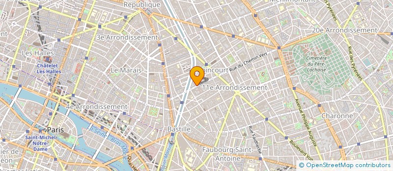 localisation de l'entreprise COMITE D ENTREPRISE L ETUDIANT à PARIS
