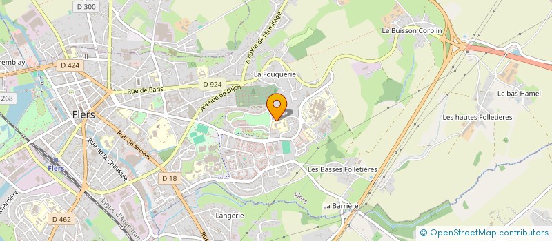 localisation de l'entreprise COMITE D'ENTREPRISE LEHUGEUR LELIEVRE à FLERS