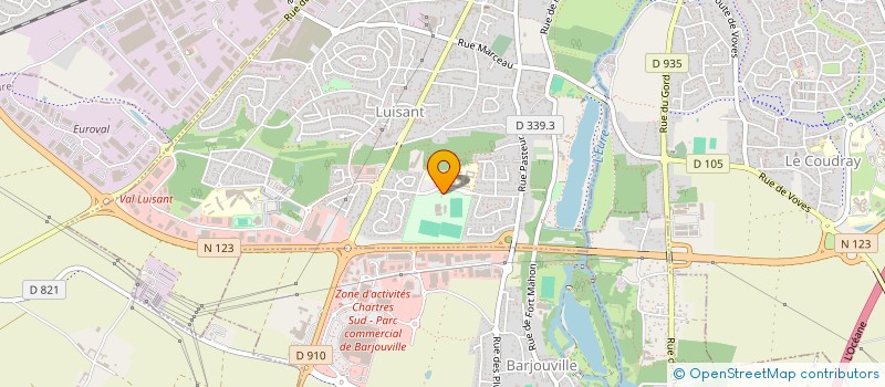localisation de l'entreprise COMITE D'ENTREPRISE LES PAPILLONS BLANCS à LUISANT