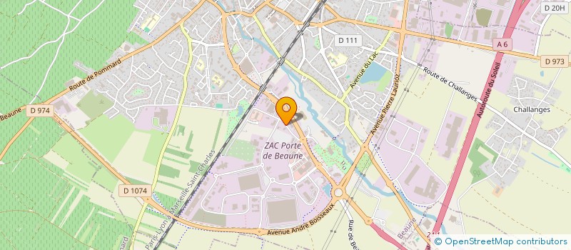 localisation de l'entreprise COMITE D ENTREPRISE LES REPAS SANTE à BEAUNE