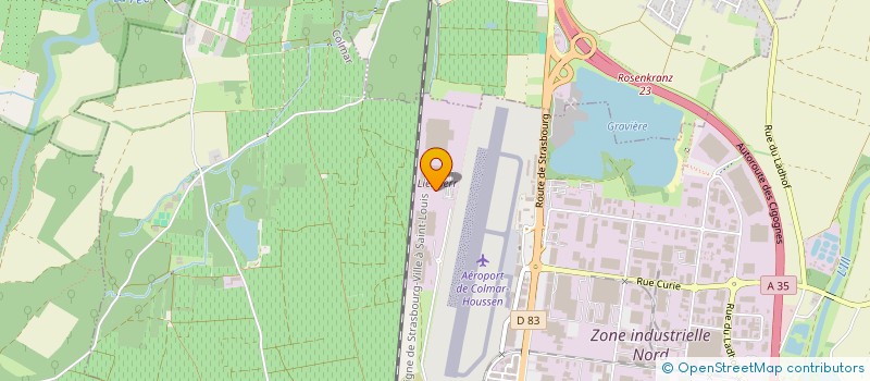 localisation de l'entreprise COMITE D'ENTREPRISE LIEBHERR MINING EQUIPEMENT  COLMAR