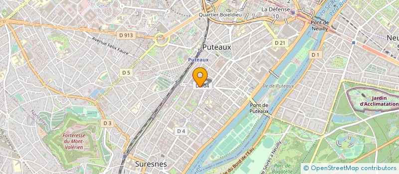 localisation de l'entreprise COMITE D'ENTREPRISE MARBEN à SURESNES