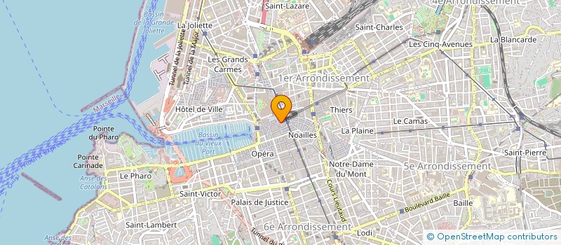 localisation de l'entreprise COMITE D ENTREPRISE MARSEILLE à MARSEILLE