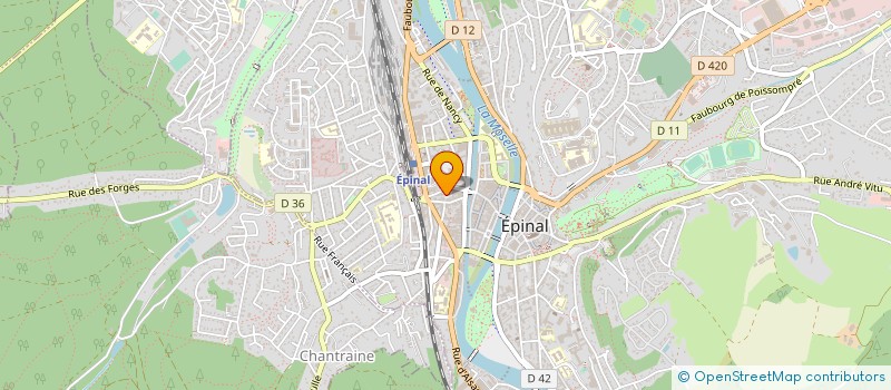 localisation de l'entreprise COMITE D ENTREPRISE MSA DES VOSGESS à EPINAL