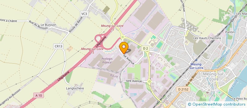 localisation de l'entreprise COMITE D ENTREPRISE MSL CIRCUITS SAS à MEUNG-SUR-LOIRE