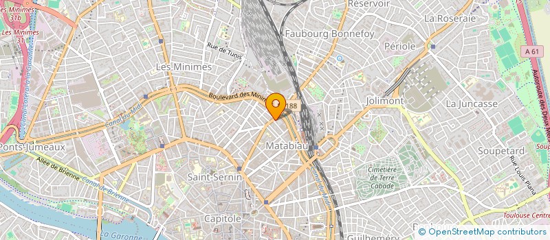 localisation de l'entreprise COMITE D'ENTREPRISE MUTUELLE SMIP à TOULOUSE