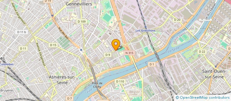 localisation de l'entreprise COMITE D ENTREPRISE NET ET BIEN  ASNIERES-SUR-SEINE