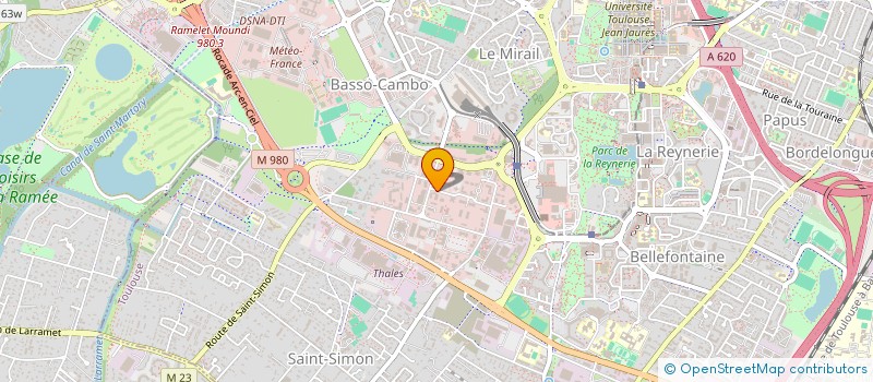 localisation de l'entreprise COMITE D'ENTREPRISE NIKON à TOULOUSE