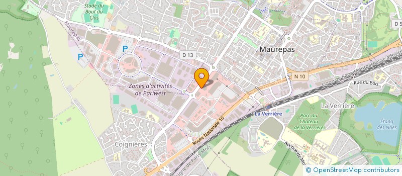 localisation de l'entreprise COMITE D ENTREPRISE OMHEDA  COIGNIERES