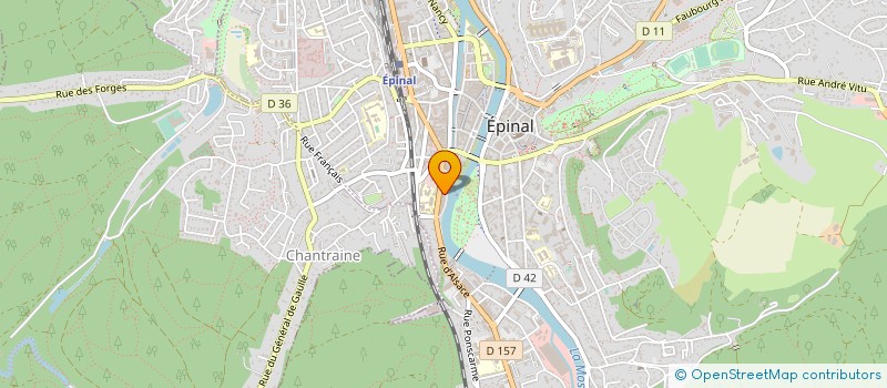 localisation de l'entreprise COMITE D ENTREPRISE OPAC VOSGES à EPINAL