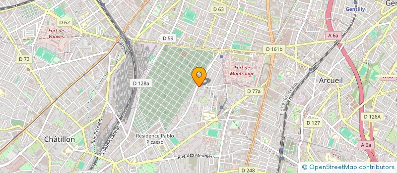 localisation de l'entreprise COMITE D'ENTREPRISE ORANGE DISTRIBUTION à BAGNEUX