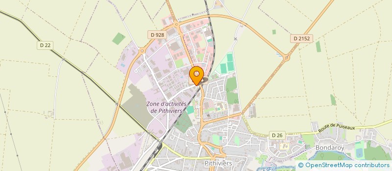 localisation de l'entreprise COMITE D'ENTREPRISE ORGAPHARM à PITHIVIERS