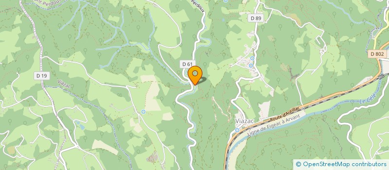 localisation de l'entreprise COMITE D'ENTREPRISE RATIER FIGEAC  VIAZAC