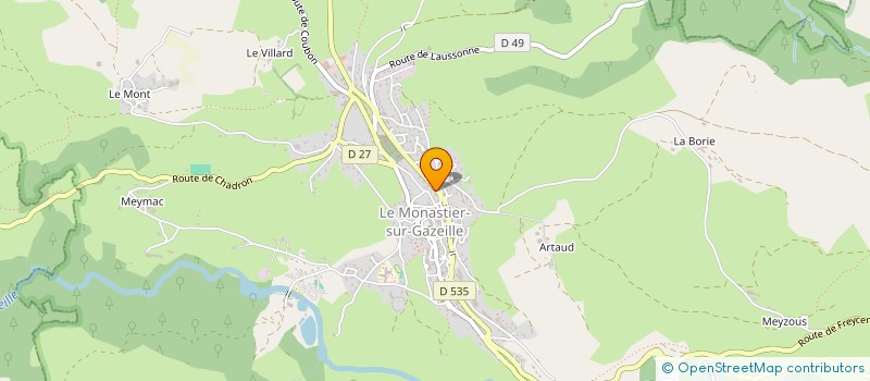 localisation de l'entreprise COMITE D ENTREPRISE RENAULT à LE MONASTIER-SUR-GAZEILLE