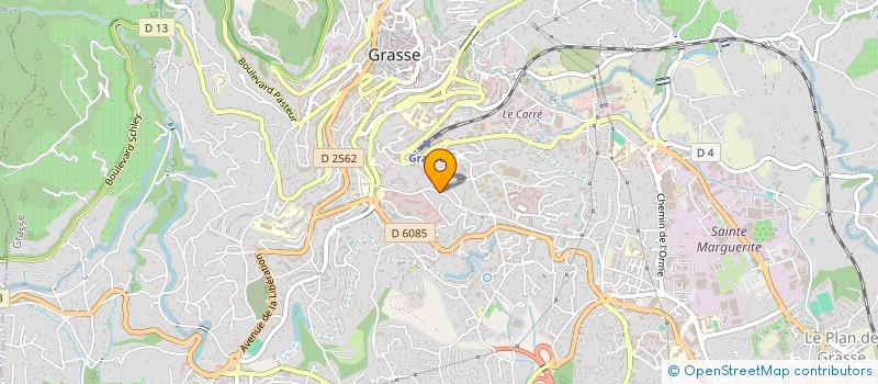 localisation de l'entreprise COMITE D'ENTREPRISE ROBERTET à GRASSE