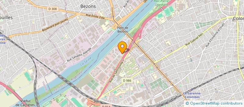 localisation de l'entreprise COMITE D ENTREPRISE ROSI FILS  NANTERRE