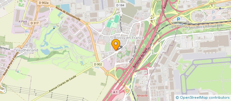 localisation de l'entreprise COMITE D'ENTREPRISE SAPSER à ROISSY-EN-FRANCE