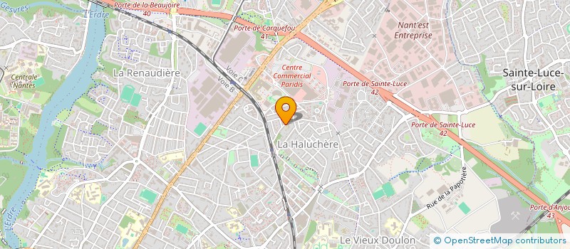 localisation de l'entreprise COMITE D'ENTREPRISE SAUVEGARDE DE L'ENFANCE 44 à NANTES