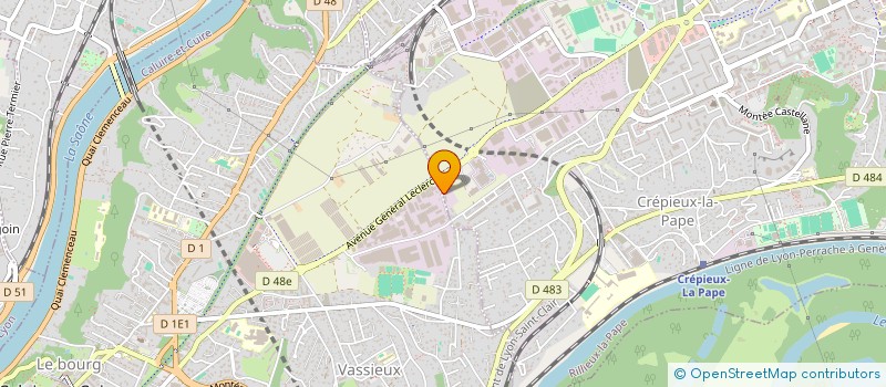 localisation de l'entreprise COMITE D ENTREPRISE SDEI  RILLIEUX-LA-PAPE