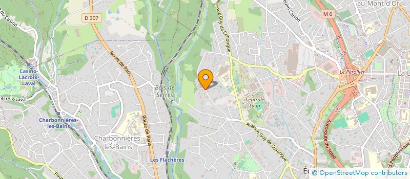 localisation de l'entreprise COMITE D'ENTREPRISE SEB DEVELOPPEMENT à ECULLY