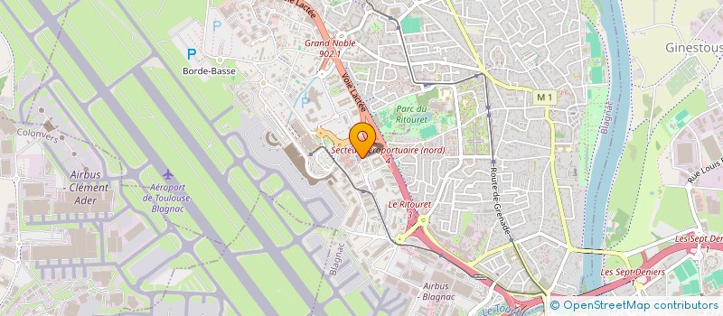 localisation de l'entreprise COMITE D'ENTREPRISE SEDITEC  BLAGNAC