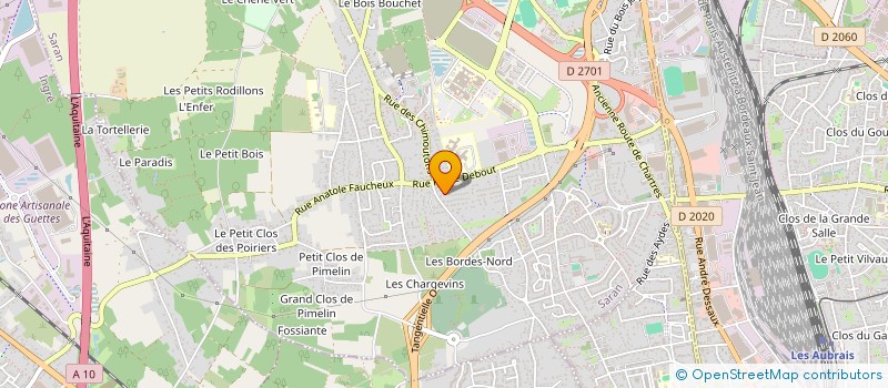 localisation de l'entreprise COMITE D'ENTREPRISE SEIT à SARAN