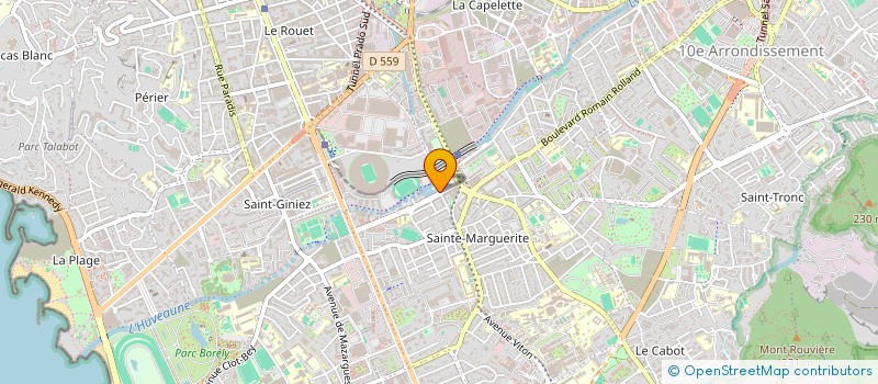 localisation de l'entreprise COMITE D'ENTREPRISE SERAM  MARSEILLE